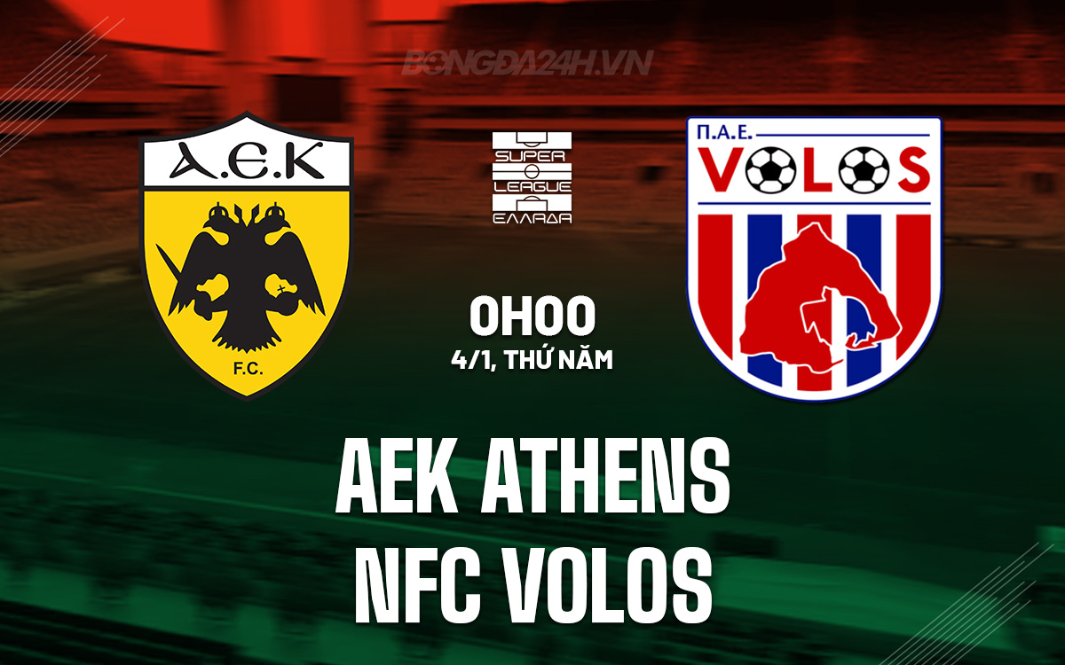 AEK Athens vs NFC Volos