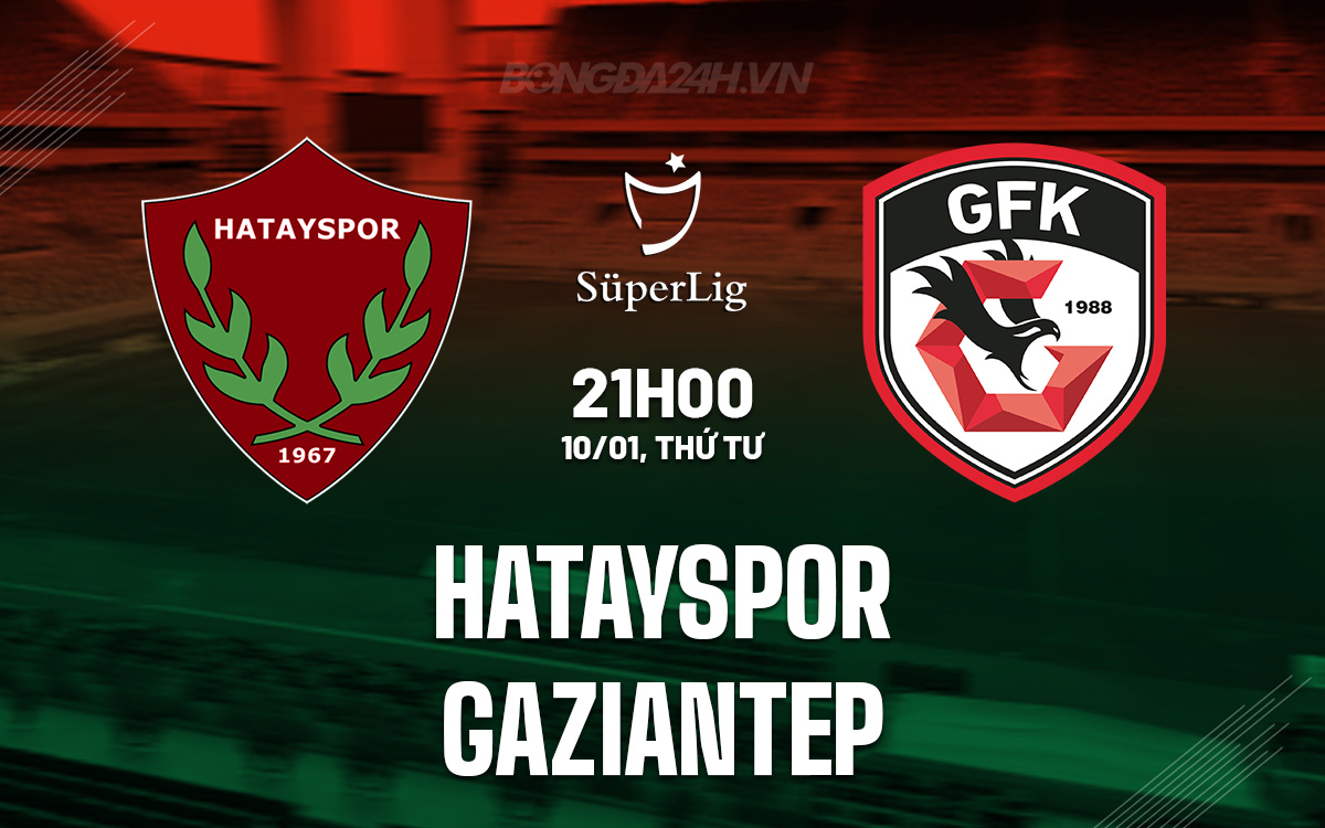 Nhận định Bóng đá Hatayspor Vs Gaziantep VĐQG Thổ Nhĩ Kỳ