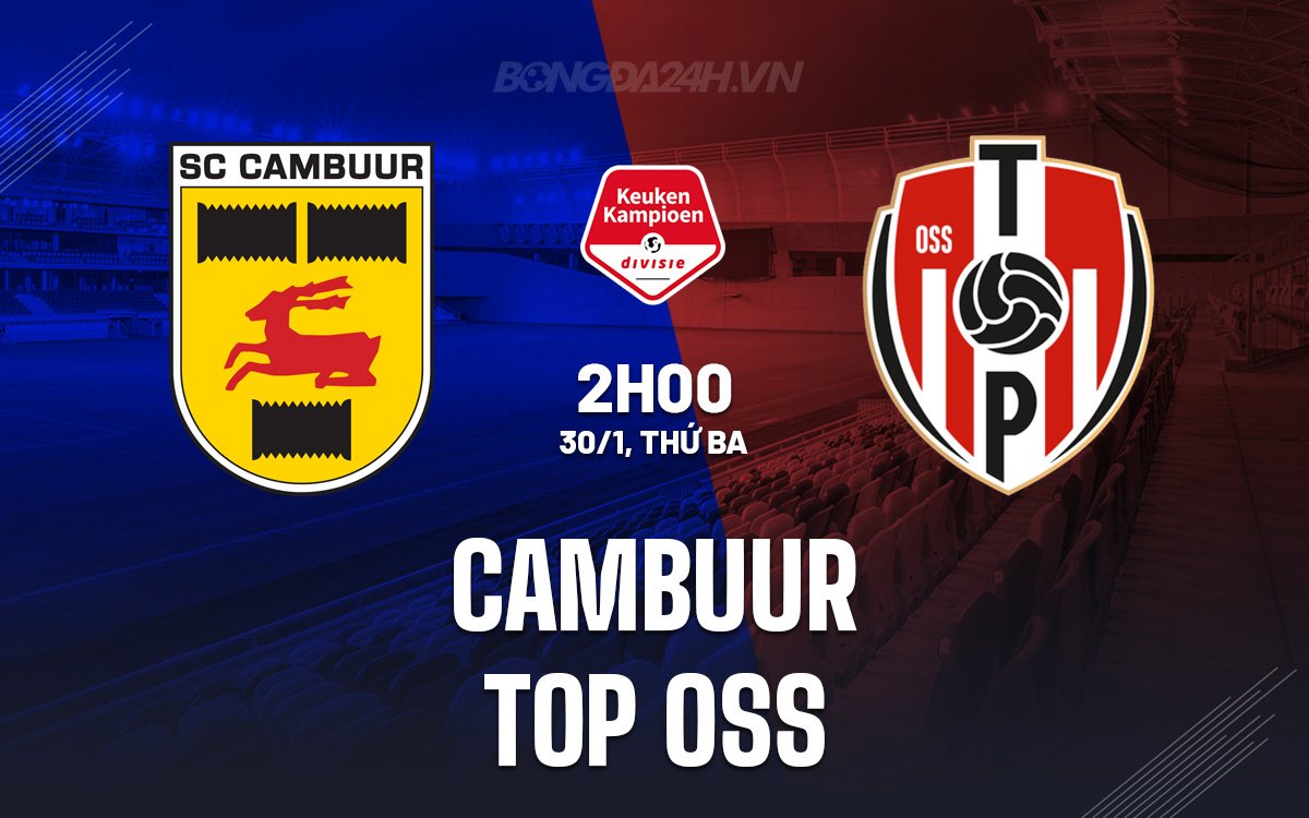 Cambuur vs TOP Oss Cambuur vs TOP Oss
