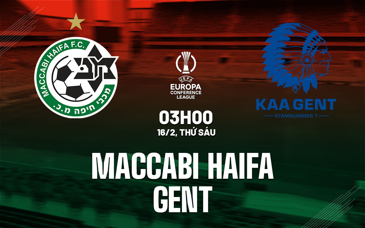 nhan dinh bong da du doan Maccabi Haifa vs Gent cup c3 chau au conference league hom nay