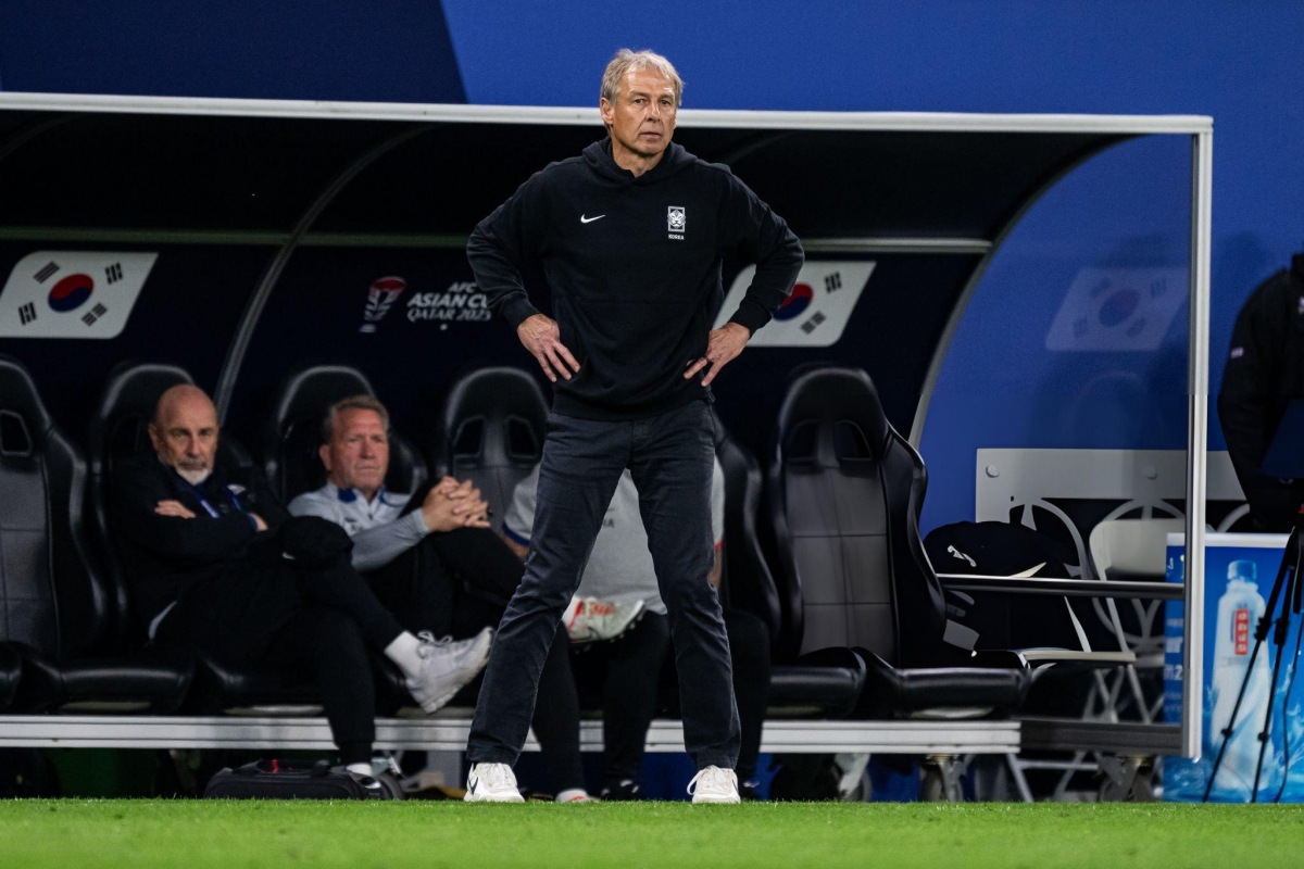 HLV Jurgen Klinsmann tuc gian sau tran thua Jordan