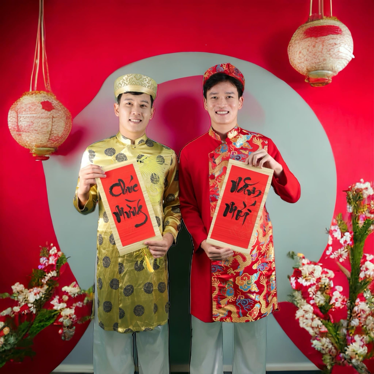 Dàn sao tuyển Việt Nam nô nức đón xuân sang 8