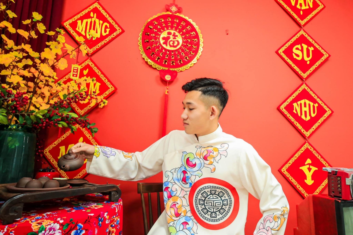 Dàn sao tuyển Việt Nam nô nức đón xuân sang 3