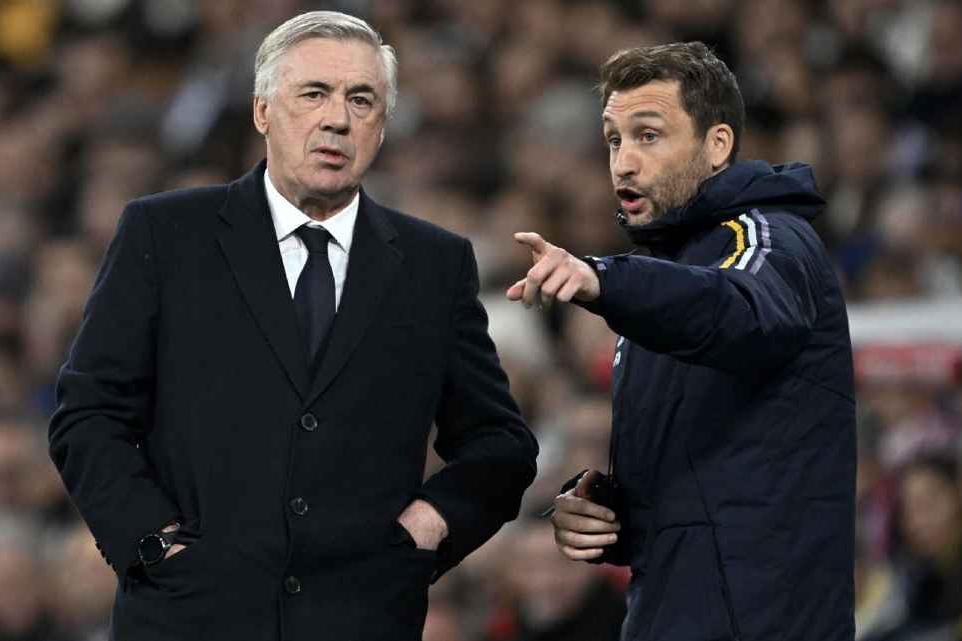 Ancelotti và Michel Ancelotti va Michel