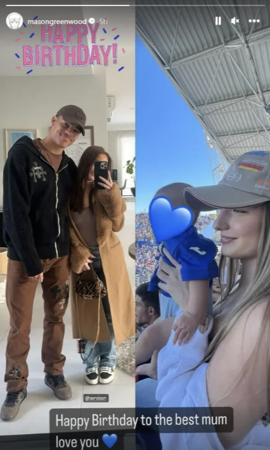 Mason Greenwood đăng ảnh tình tứ với bạn gái 1