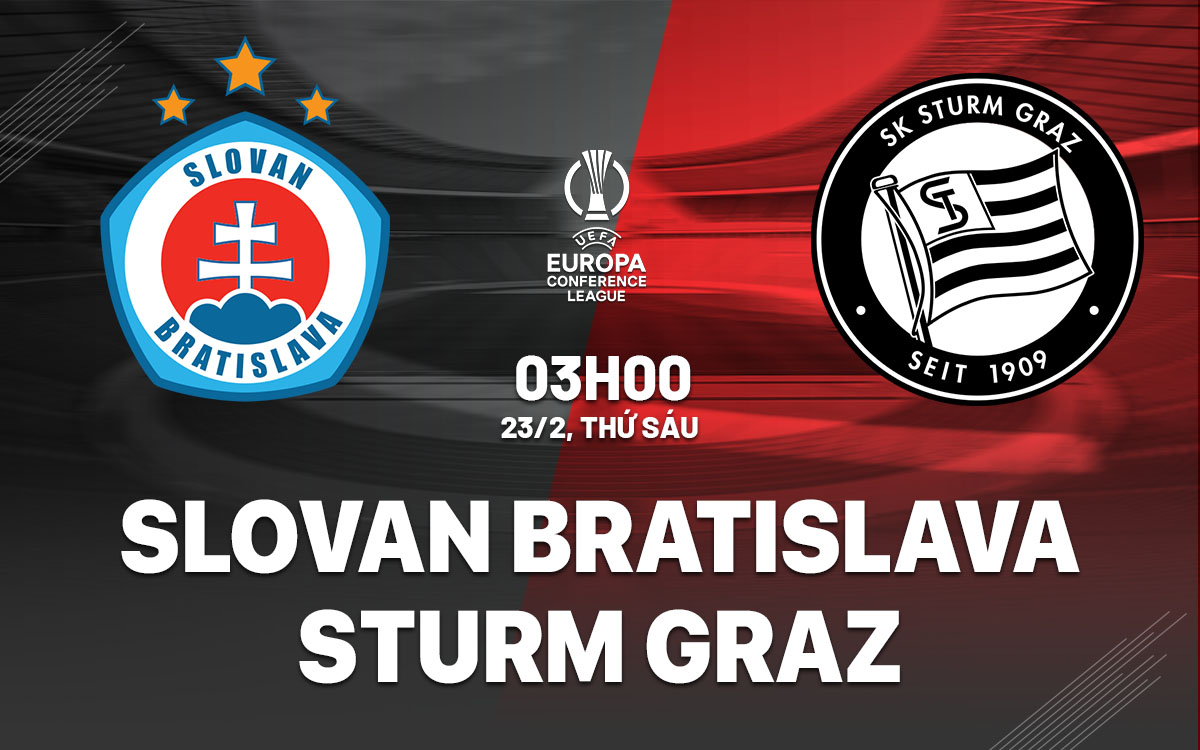 nhan dinh bong da du doan Slovan Bratislava vs Sturm Graz cup c3 chau au conference league hom nay