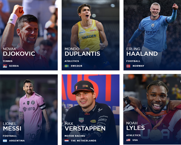 Haaland tranh tài với Messi ở giải thưởng Oscar thể thao 2024 2