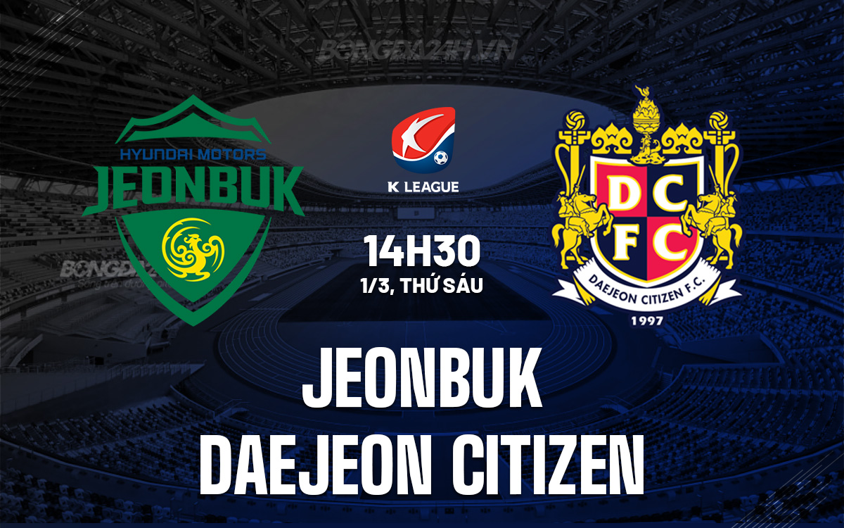 Jeonbuk vs Daejeon Citizen