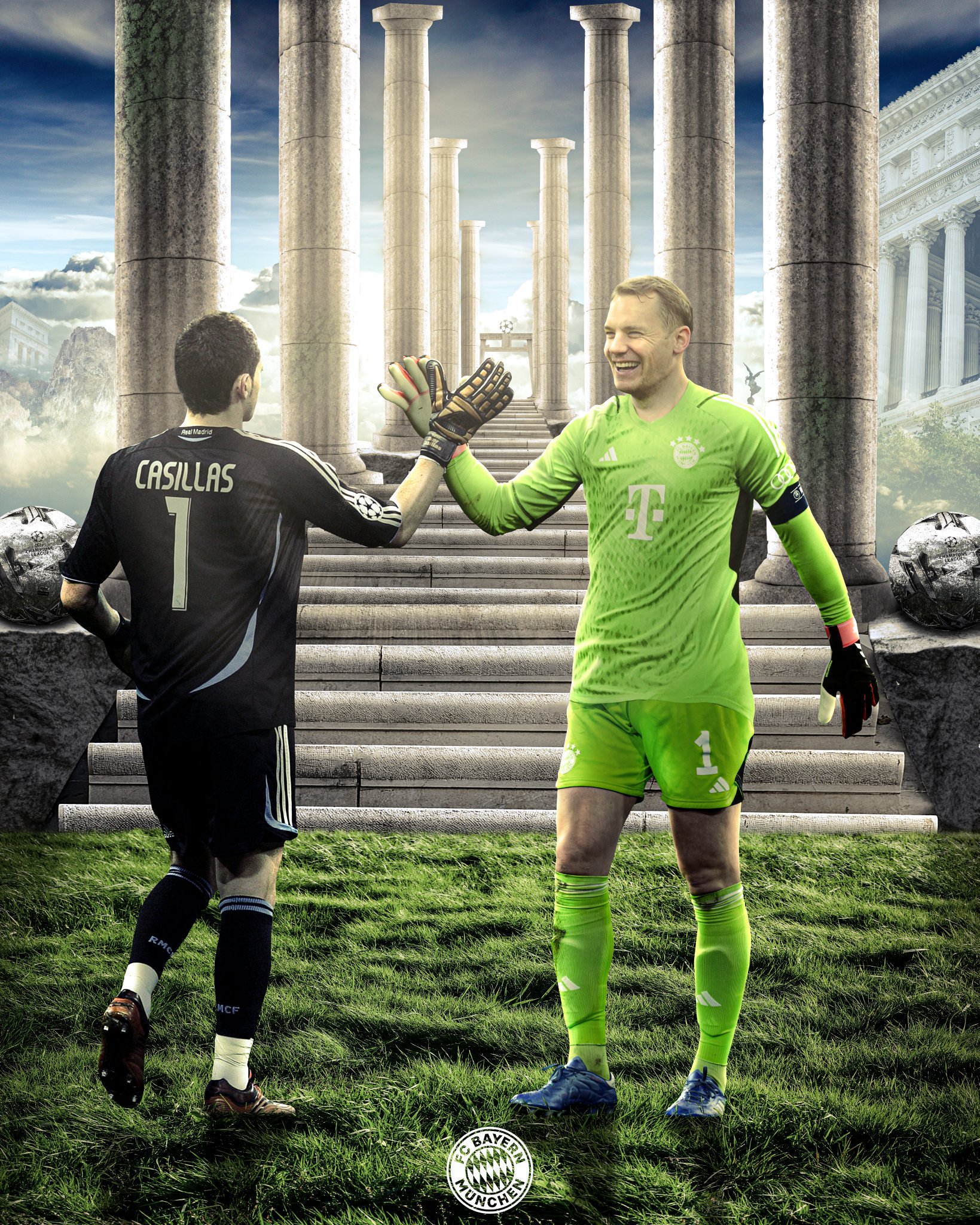 Neuer sánh ngang thành tích của Casillas tại Champions League 1