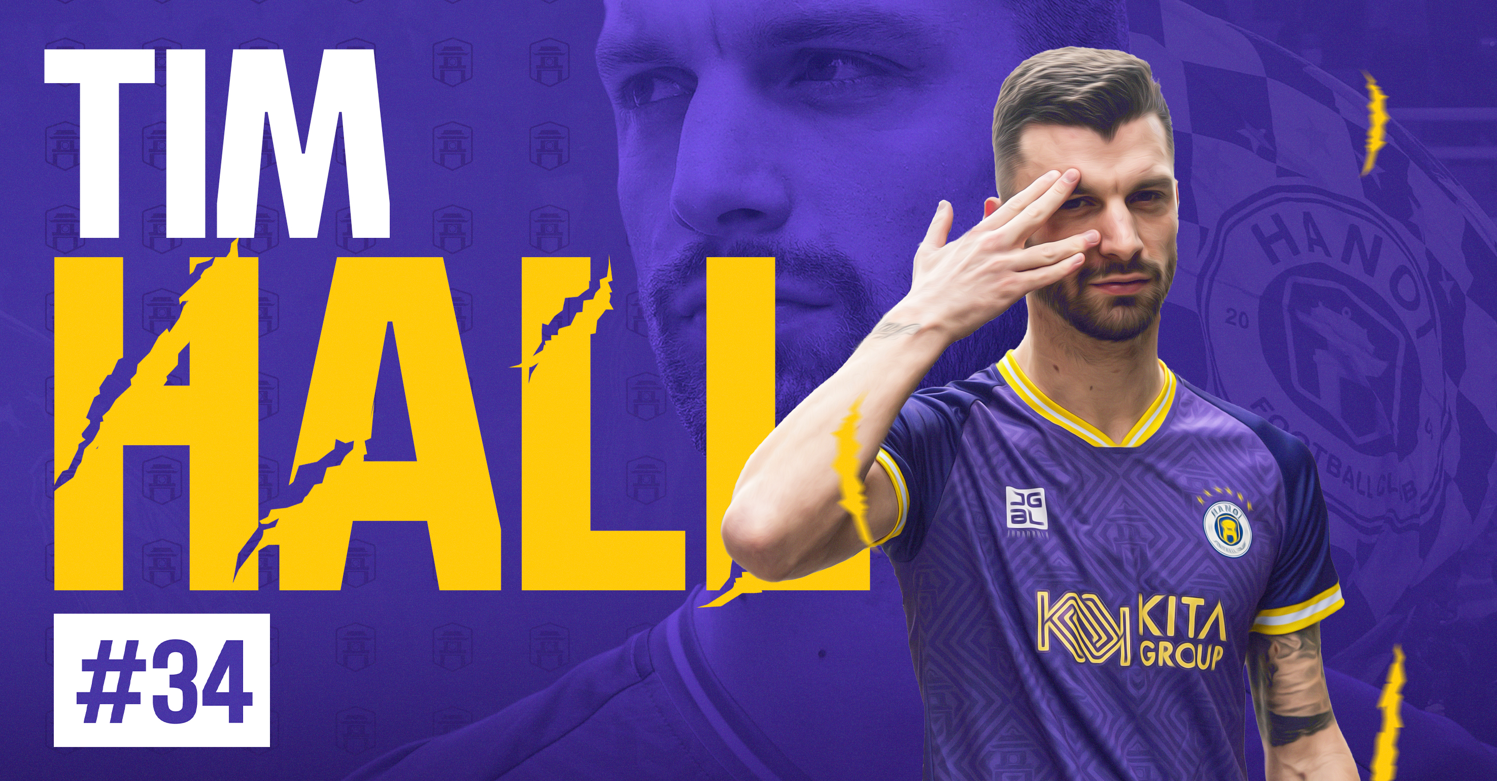 CLB bong da Ha Noi ra mat ngoai binh Tim Hall