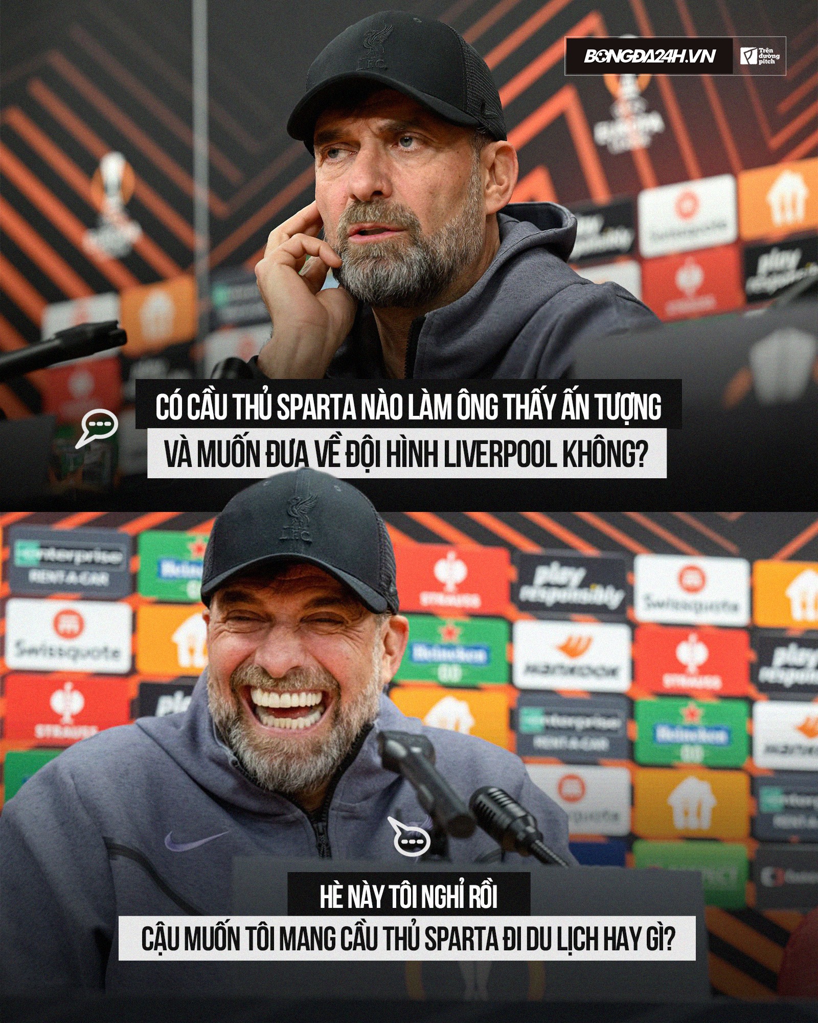 VIDEO Hài hước cách Jurgen Klopp cà khịa phóng viên 1