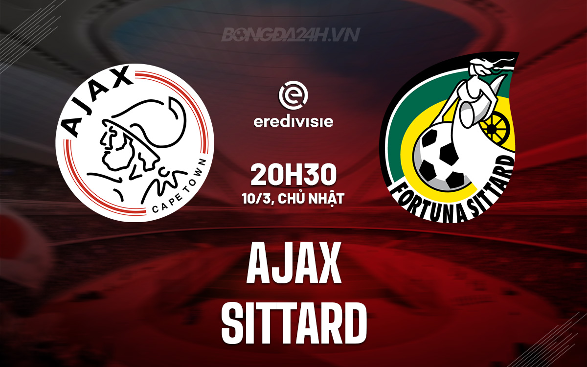 Ajax vs Sittard Ajax vs Sittard