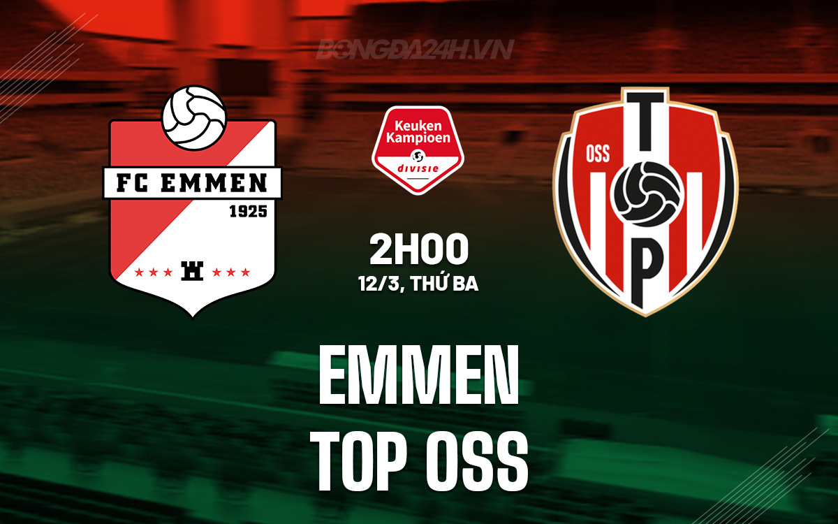 Emmen vs TOP Oss