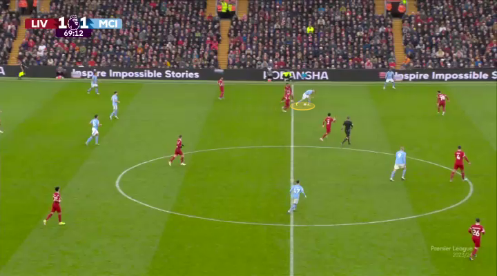 Khiến De Bruyne bực tức nhưng Pep đã cứu được 1 điểm cho Man City như thế nào 11