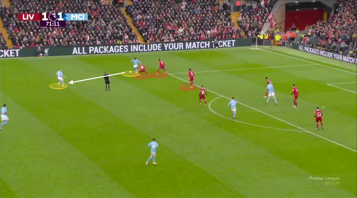 Khiến De Bruyne bực tức nhưng Pep đã cứu được 1 điểm cho Man City như thế nào 13