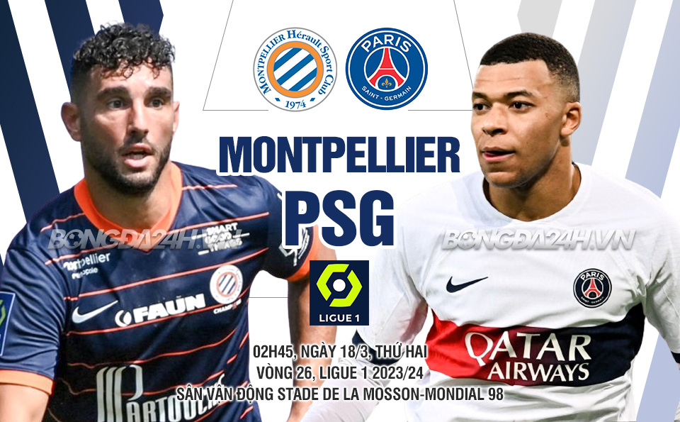nhan dinh bong da du doan Montpellier vs PSG vdqg phap ligue 1 hom nay
