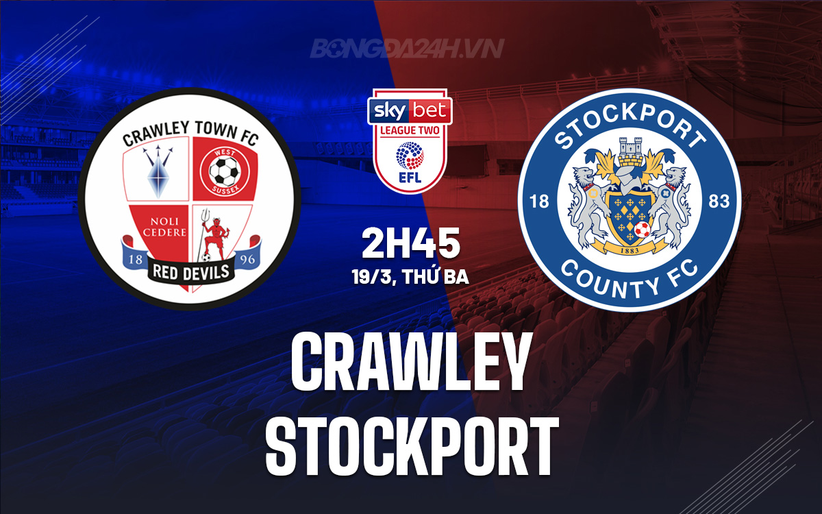 Crawley vs Stockport