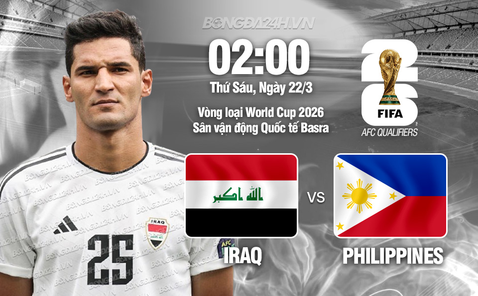 Nhan dinh Iraq vs Philippines