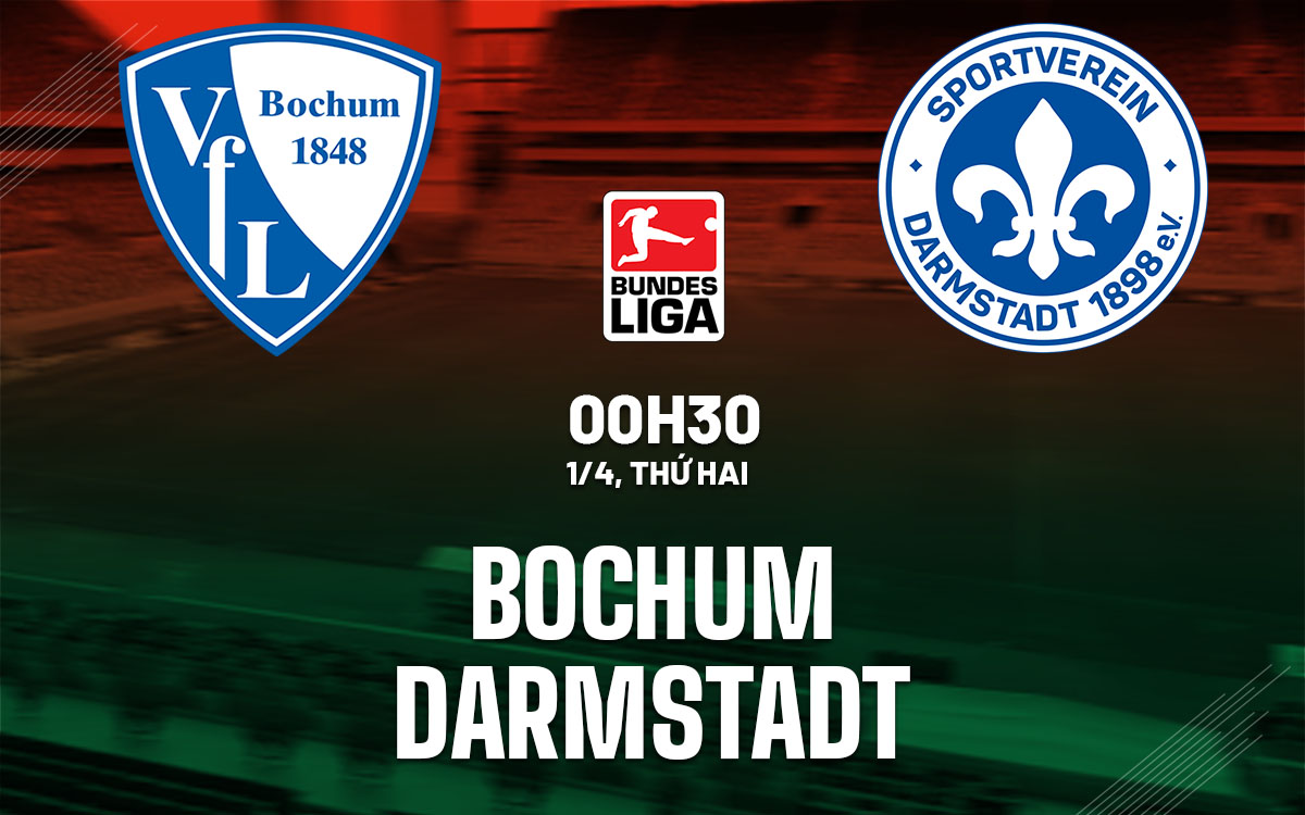 nhan dinh bong da du doan Bochum vs Darmstadt vdqg duc bundesliga hom nay