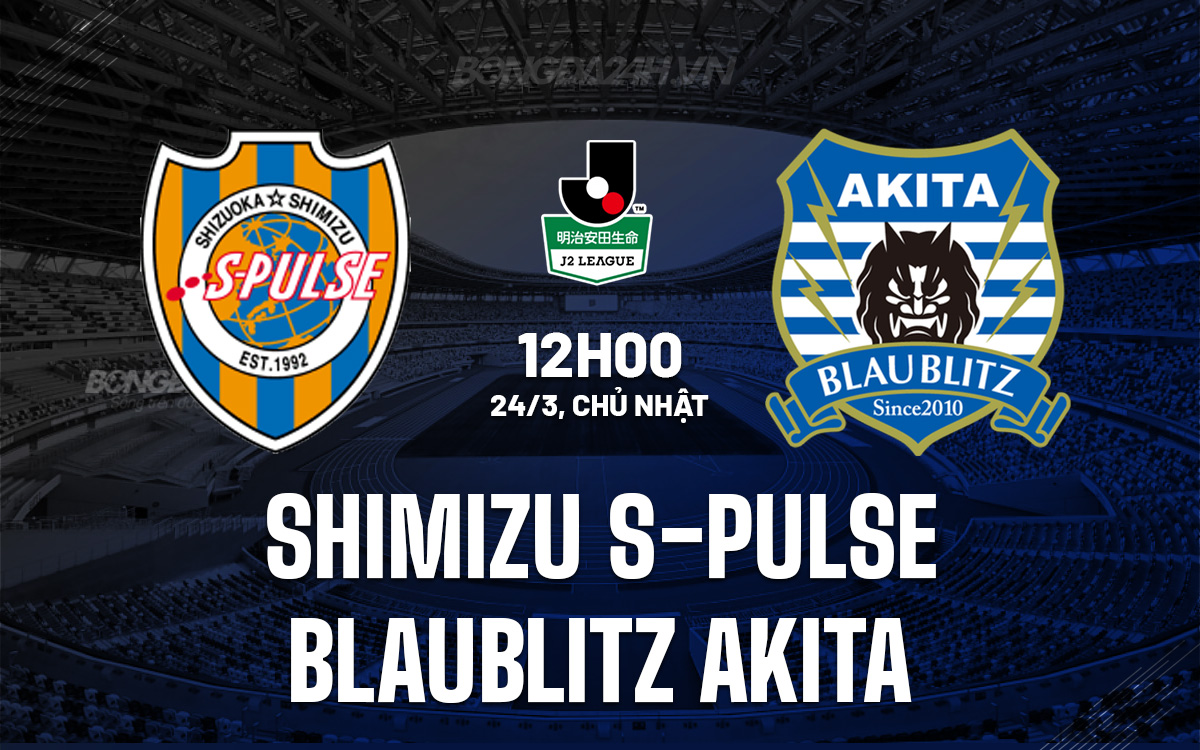 Shimizu S-Pulse vs Blaublitz Akita Shimizu S-Pulse vs Blaublitz Akita