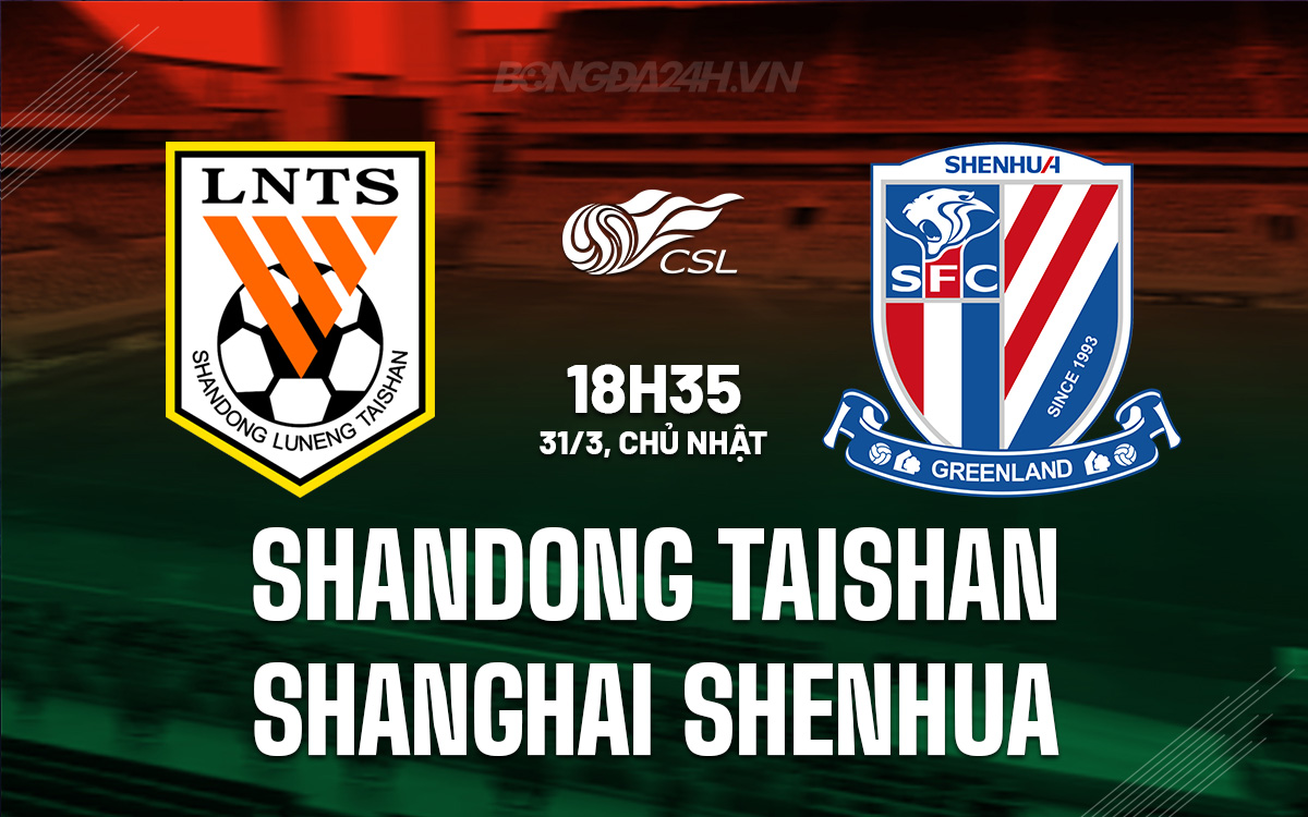 Shandong Taishan vs Shanghai Shenhua