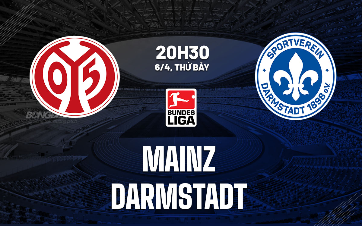 nhan dinh bong da du doan Mainz vs Darmstadt vdqg duc bundesliga hom nay