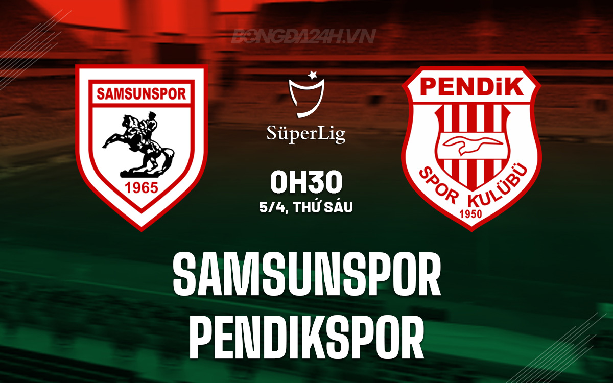 Samsunspor vs Pendikspor