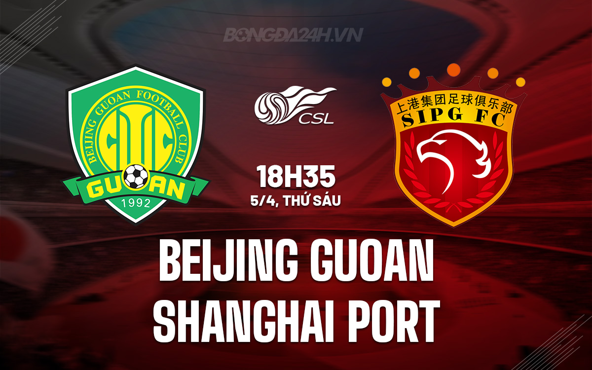 Beijing Guoan vs Shanghai Port