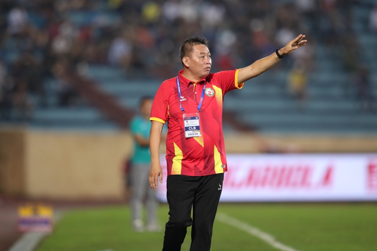 HLV Bui doan Quang Huy Nam dinh vs Binh dinh 5/4