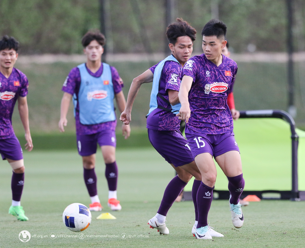 U23 Việt Nam tập kỹ bài đá tủ trước thềm U23 châu Á 5
