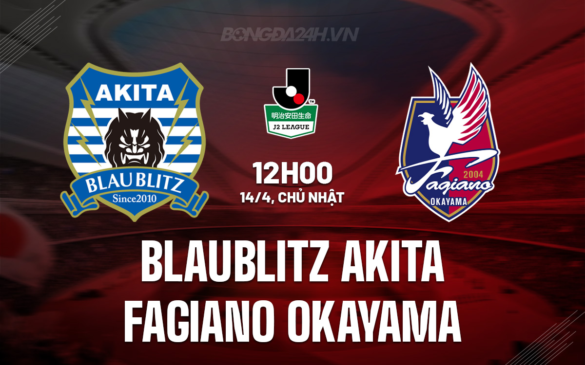 Blaublitz Akita vs Fagiano Okayama