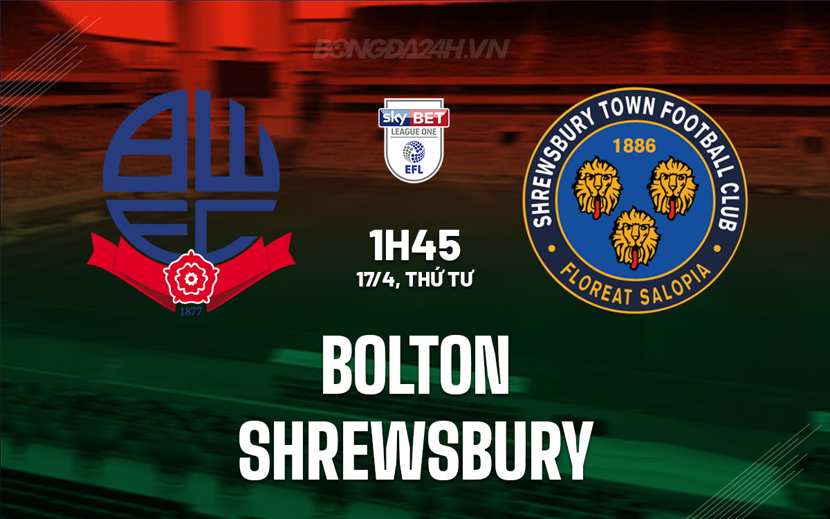 Bolton vs Shrewsbury