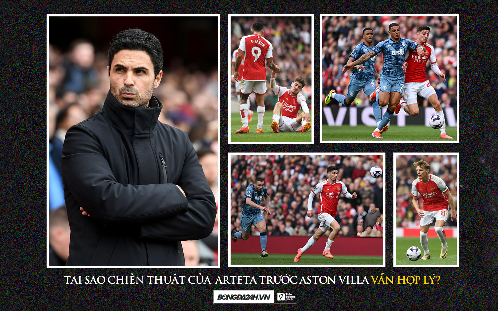 Tại sao chiến thuật của Mikel Arteta trước Aston Villa vẫn hợp lý 1 Tại sao chiến thuật của Mikel Arteta trước Aston Villa vẫn hợp lý 1