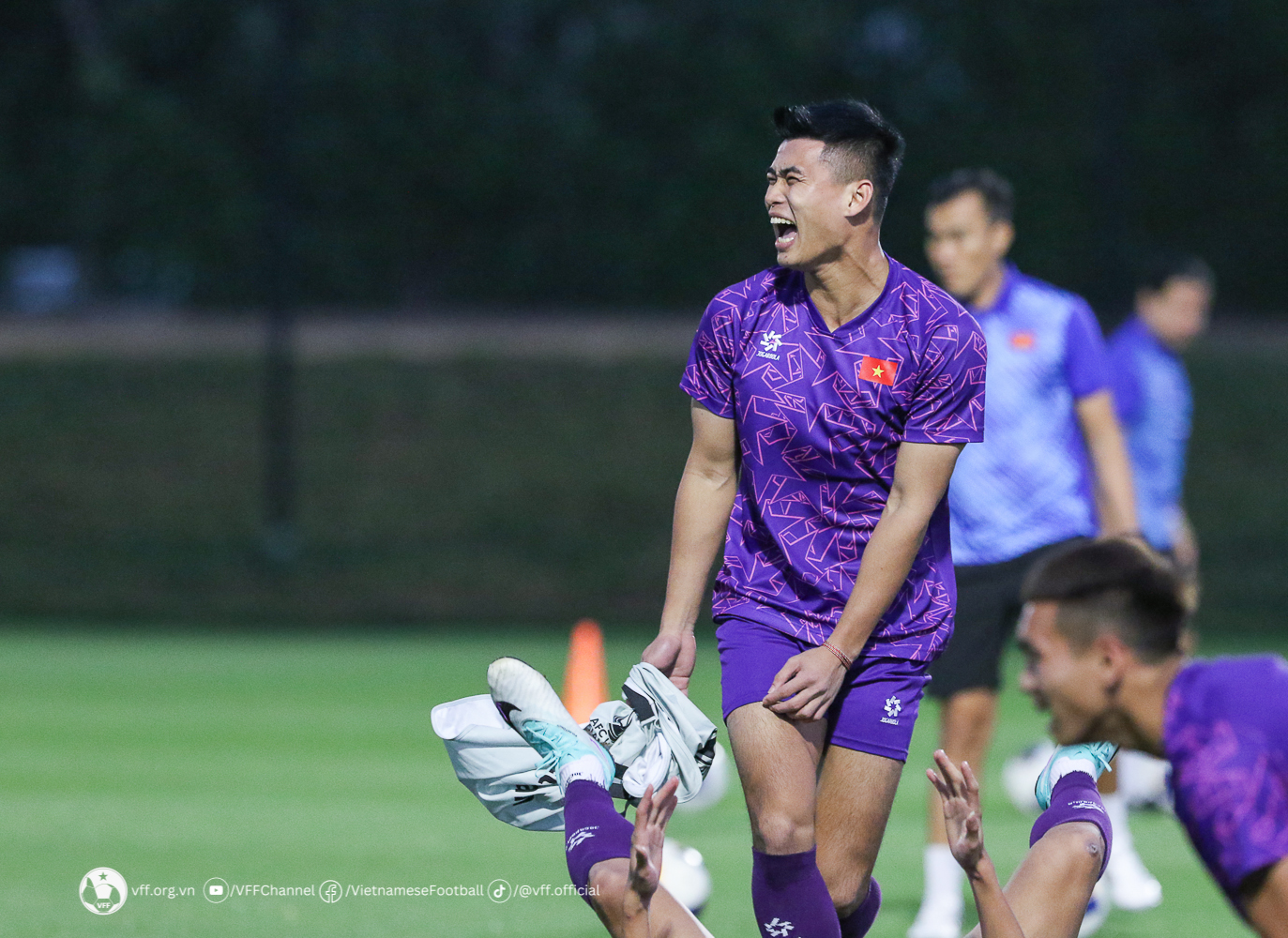 Nụ cười lạc quan của U23 Việt Nam trước trận ra quân gặp U23 Kuwait 8 Nụ cười lạc quan của U23 Việt Nam trước trận ra quân gặp U23 Kuwait 8