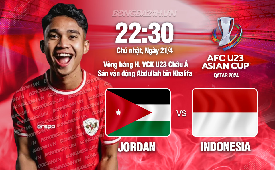 U23 Jordan vs U23 Indonesia