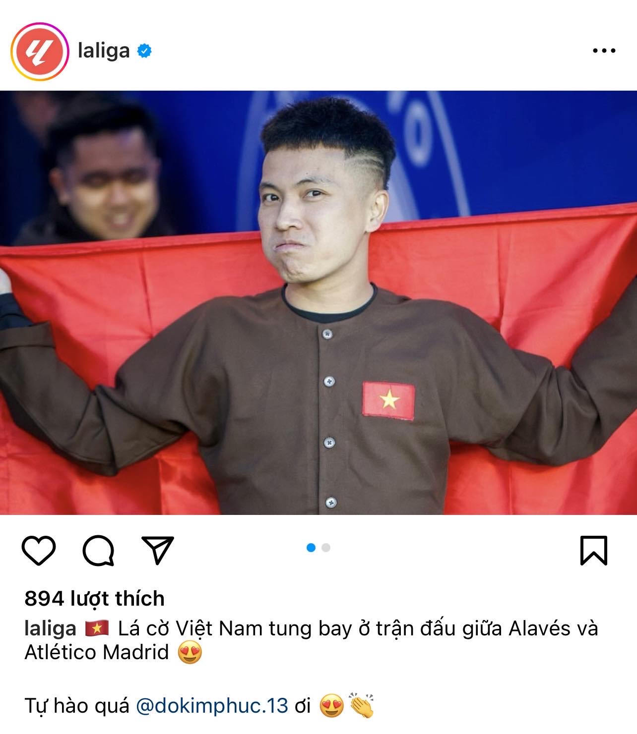 Đỗ Kim Phúc biểu diễn tại La Liga, vinh dự được gặp gỡ Griezmann 2 Đỗ Kim Phúc biểu diễn tại La Liga, vinh dự được gặp gỡ Griezmann 2