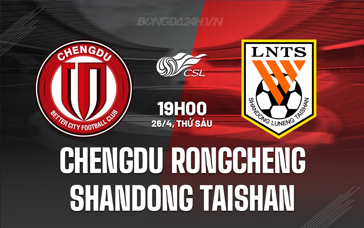 Chengdu Rongcheng vs Shandong Taishan