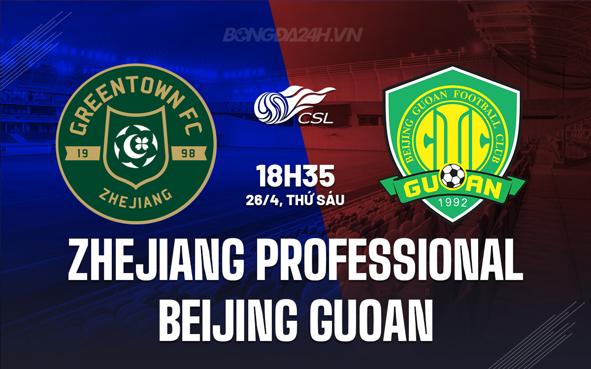 Zhejiang Professional vs Beijing Guoan