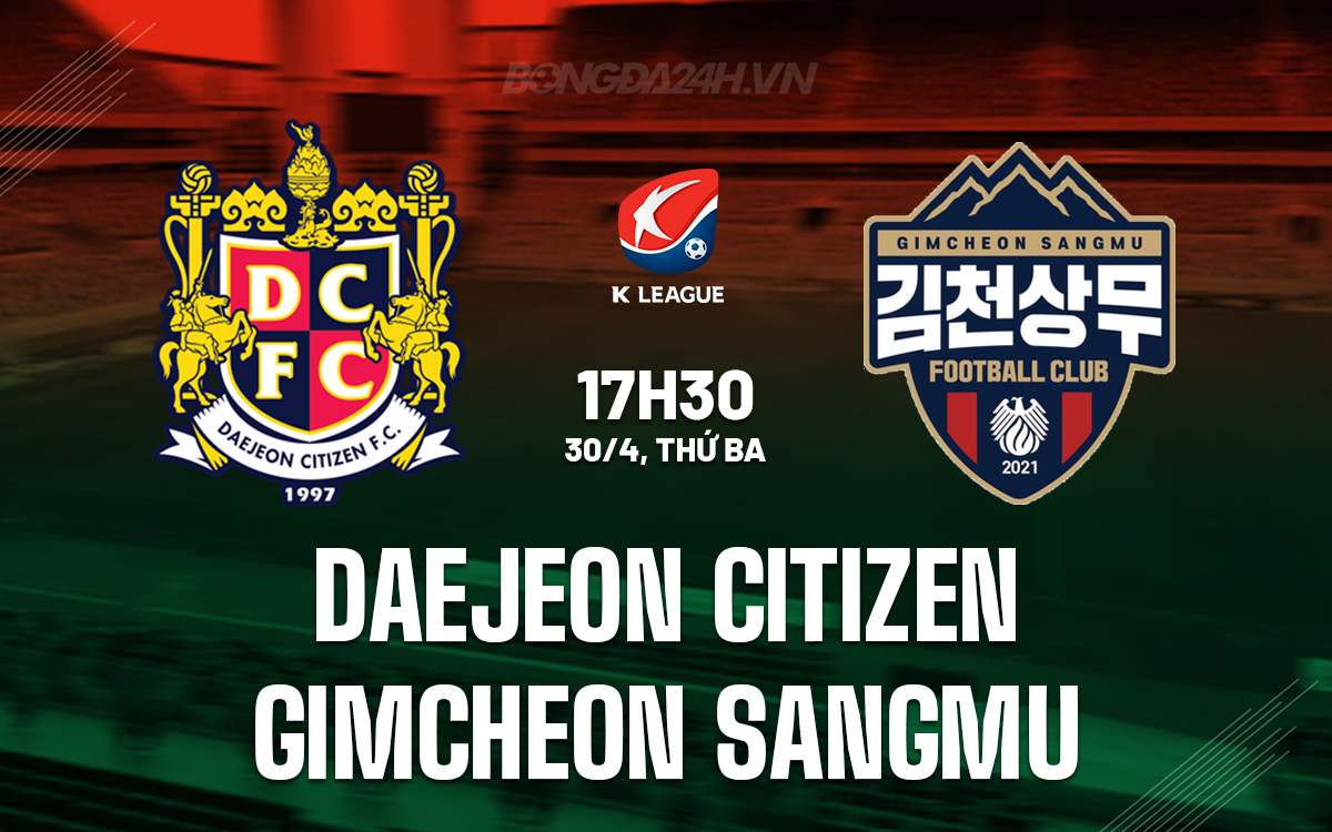 Daejeon Citizen vs Gimcheon Sangmu