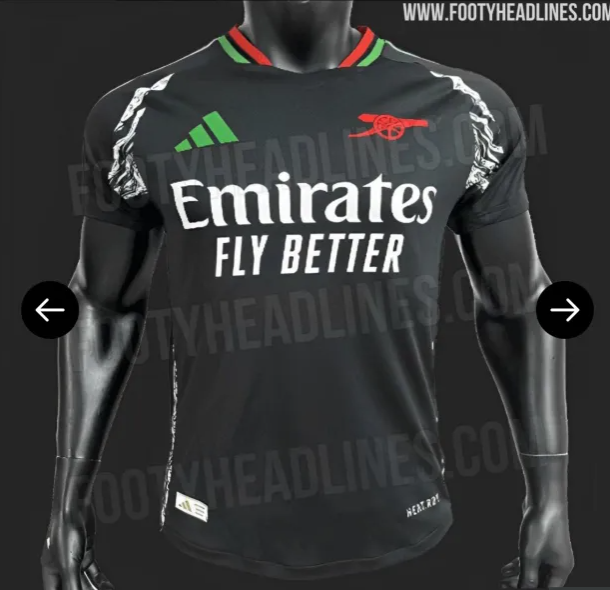 Áo đấu sân khách của Arsenal mùa tới thật khủng khiếp 2 Áo đấu sân khách của Arsenal mùa tới thật khủng khiếp 2