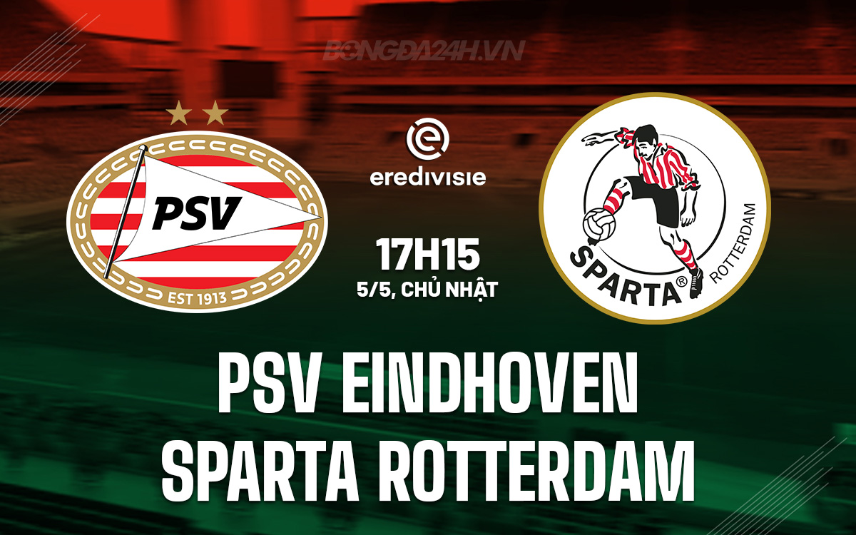 PSV Eindhoven vs Sparta Rotterdam