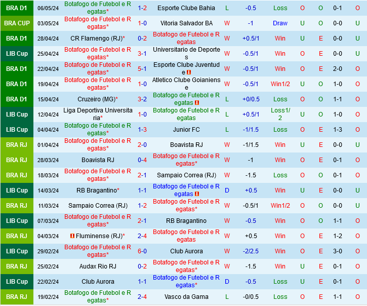 Botafogo RJ vs LDU Quito