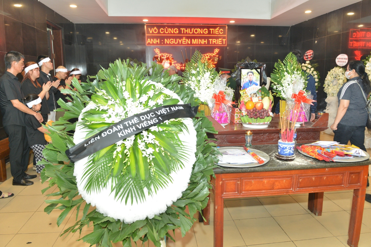 Hơn 200 HLV, VĐV tiễn biệt tài năng trẻ TDDC Nguyễn Minh Triết 1