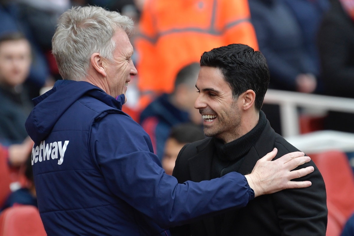 Mikel Arteta va David Moyes