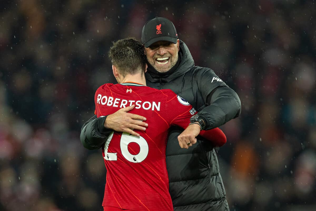 Andy Robertson vs Jurgen Klopp