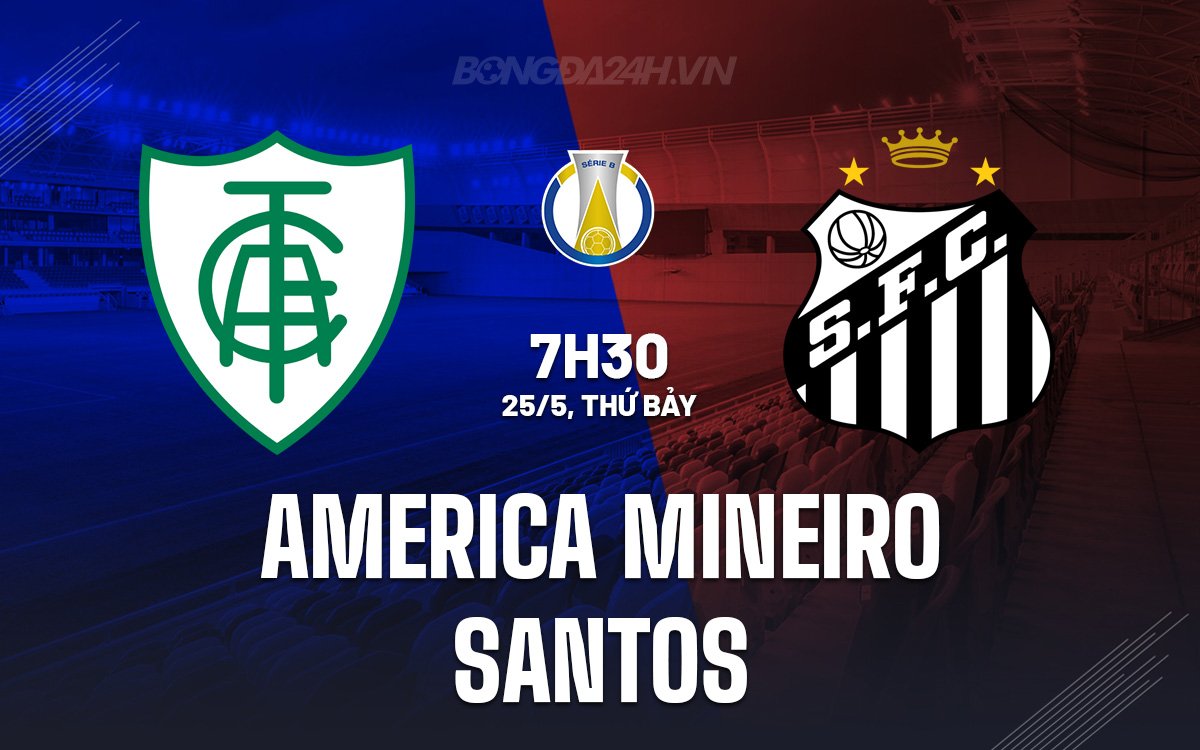 America Mineiro vs Santos
