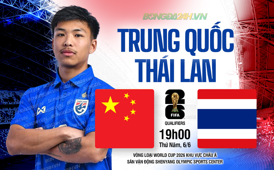 Nhan dinh Trung Quoc vs Thai Lan