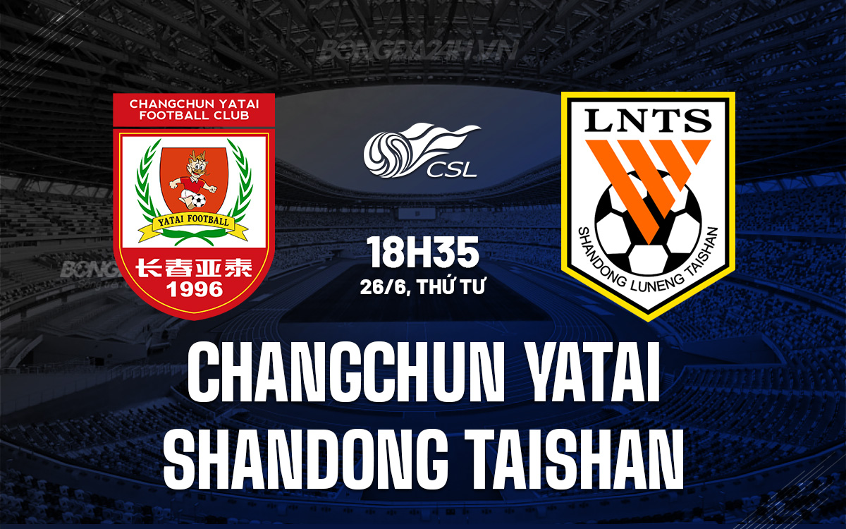 Changchun Yatai vs Shandong Taishan