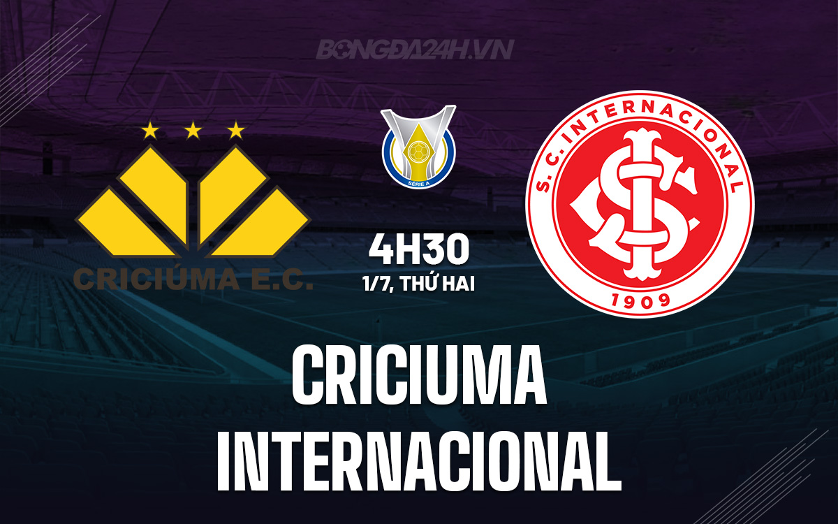 Criciuma vs Internacional