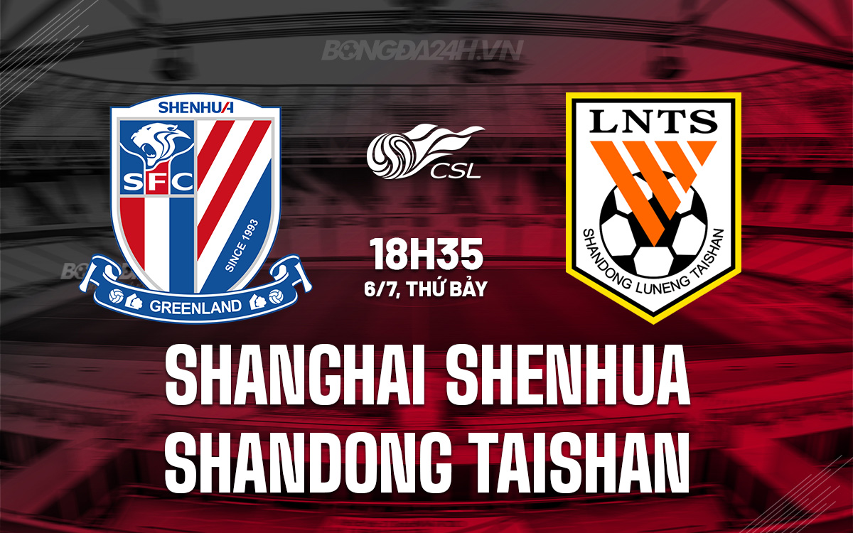 Shanghai Shenhua vs Shandong Taishan